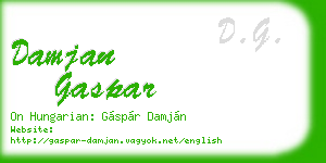 damjan gaspar business card